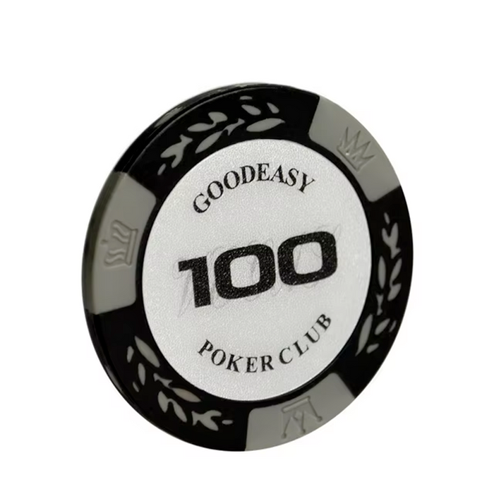 Set of 25 colorful 14g poker chips with dealonline.co.nz branding, used for casino poker games and gambling activities