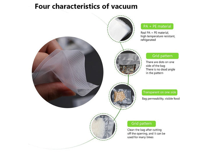 Two rolls of dealonlinenz vacuum sealer bag, 15x500cm, in a pack, ideal for food storage and preservation.