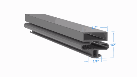 29-5-8×77-3-4 by Strivide, Magnetic Gasket 31 3/4 x 62 1/2 Compatible with Kelvinator 29-5-8×77-3-4