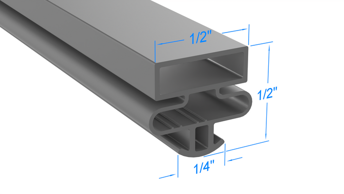 29-5-8×77-3-4 by Strivide, Magnetic Gasket 31 3/4 x 62 1/2 Compatible with Kelvinator 29-5-8×77-3-4