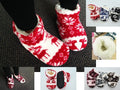 Three pairs of kids' plush warm footlet floor socks in size 20-23, soft and cozy, from dealonline.co.nz.