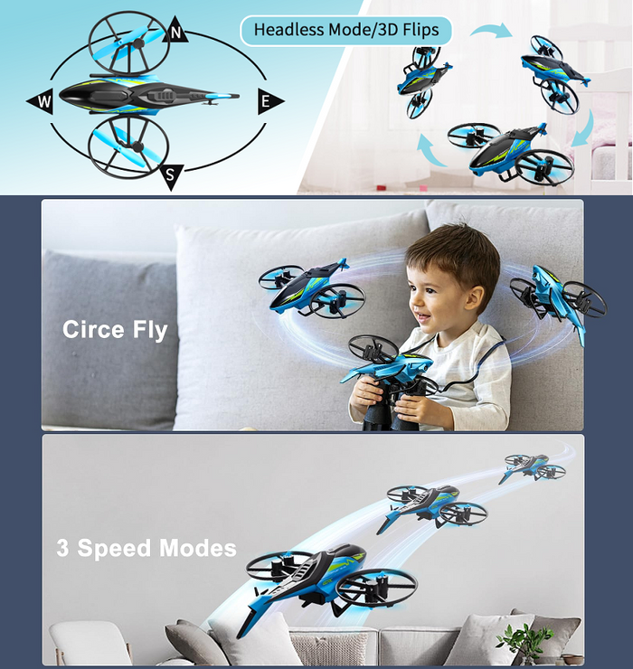 Dealonline.co.nz 4DRC M3 helicopter drone with HD camera, compact remote-controlled quadcopter for aerial photography.