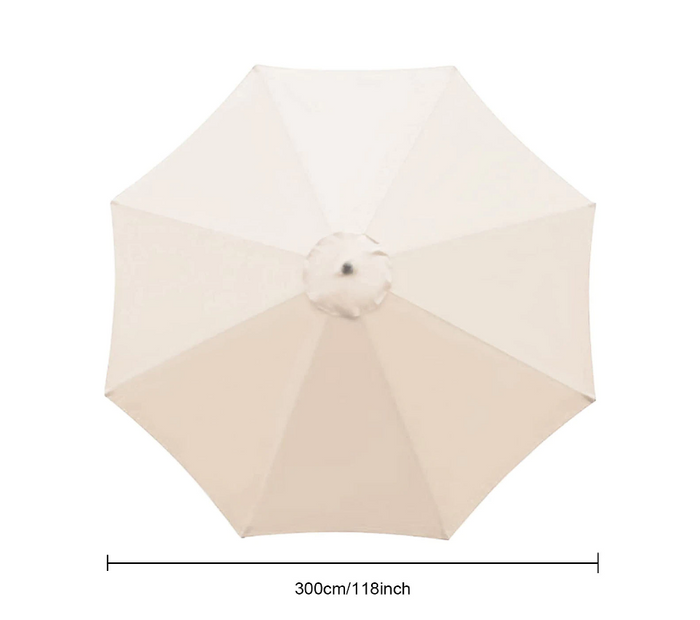 Round garden umbrella cover in five colors for 3M parasols, suitable for dealonlinenz brand 8-arm outdoor umbrellas.