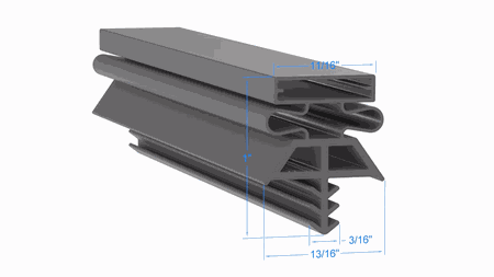 532692565 by Strivide, Magnetic Gasket 26 x 66 Compatible with Kolpak 532692565