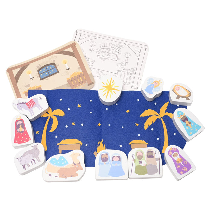 Apples To Pears Gift In A Tin Nativity - Little Whispers