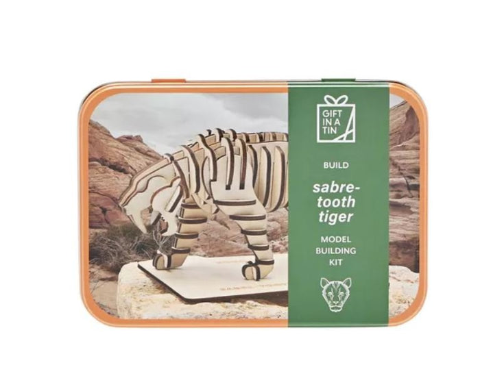 Apples To Pears Gift In A Tin Sabretooth Tiger - Little Whispers