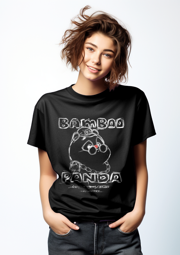 Bamboo Panda Ultra Comfy Short Sleeve T-Shirt | Sketchy Style