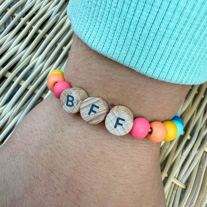 Beaded BFF Friendship Bracelet Gift Kit: RAINBOW BFF | Little Whispers