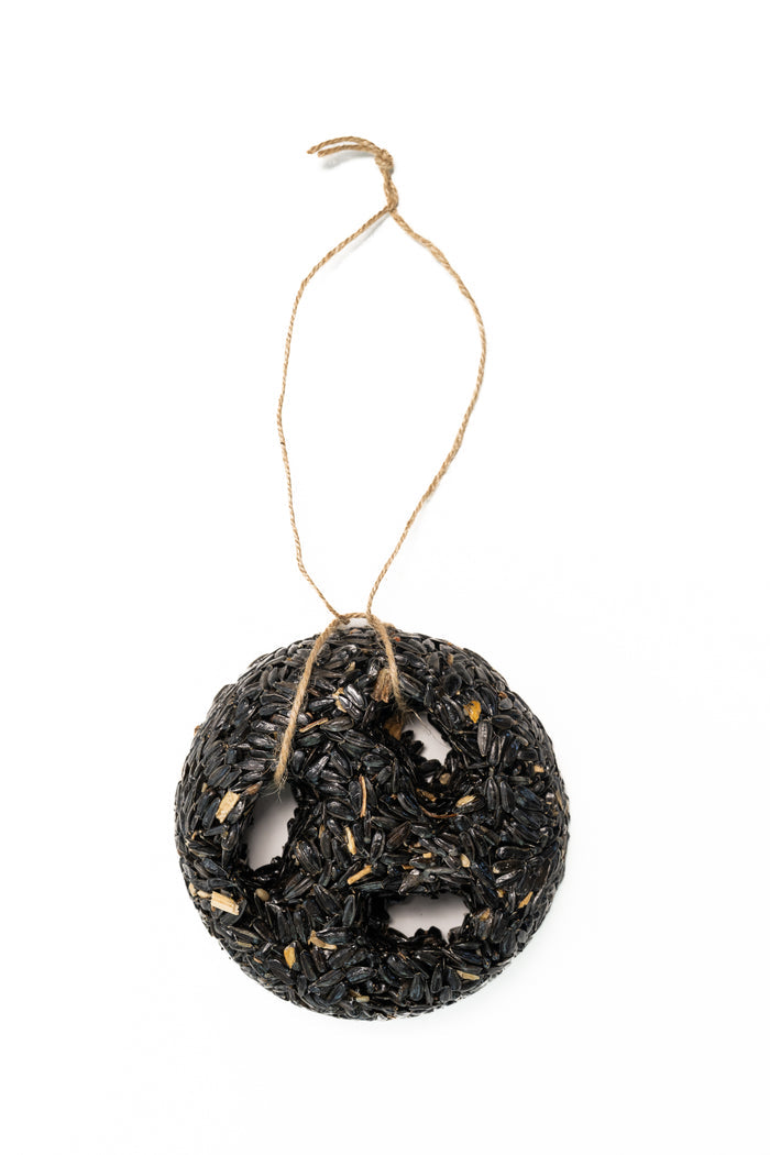 BILLY BUTTON BIRD SEED BOWL SF BLACK SUNFLOWER