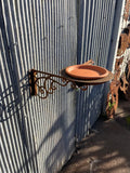 BIRD FEEDER - BATH METAL SCROLL DESIGN