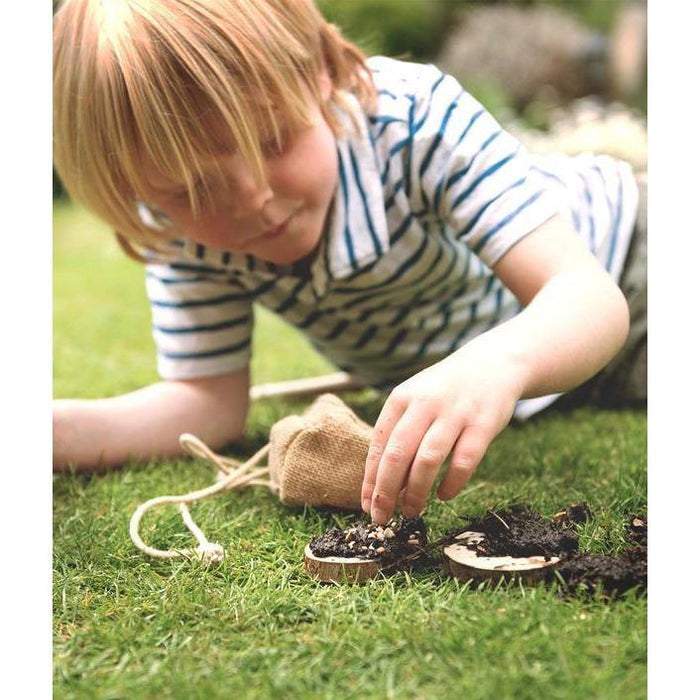 Birds to Spot Story Sack with Mini Bird Feeding Pizza Kit - Little Whispers