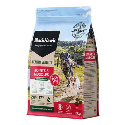 BLACKHAWK DOG HEALTHY BENEFITS JOINTS & MUSCLES