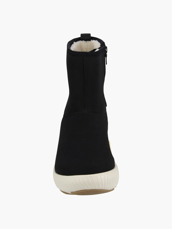 BOGS WOMENS CORAL MID ZIP BLACK