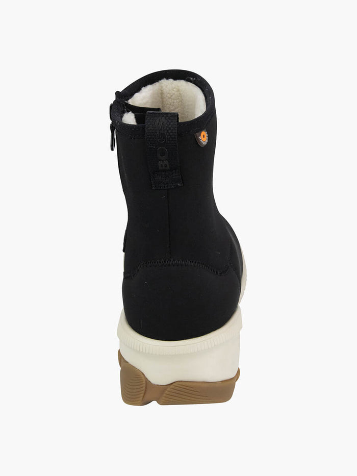 BOGS WOMENS CORAL MID ZIP BLACK
