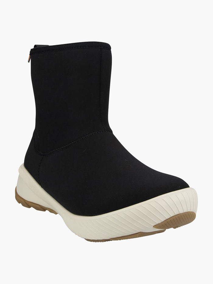 BOGS WOMENS CORAL MID ZIP BLACK
