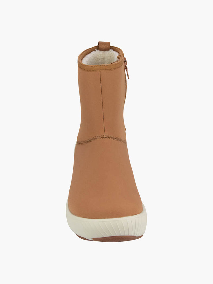 BOGS WOMENS CORAL MID ZIP CHESTNUT
