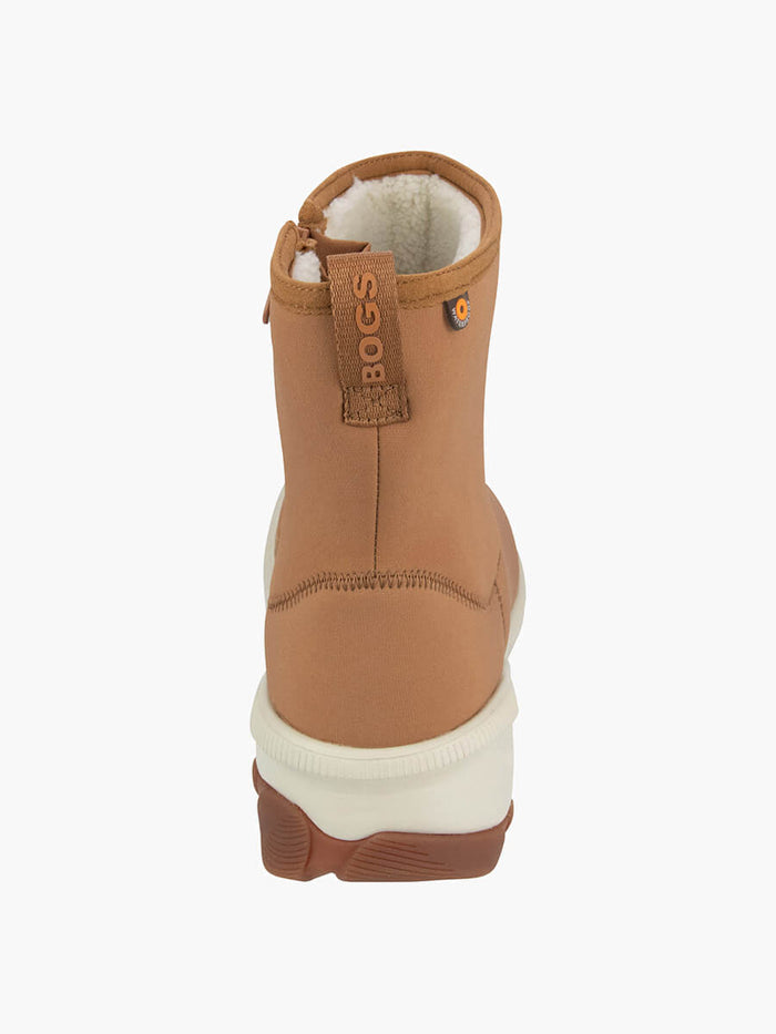 BOGS WOMENS CORAL MID ZIP CHESTNUT