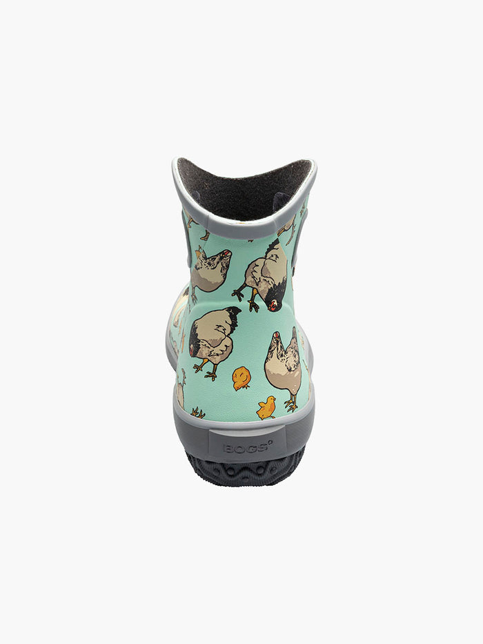 BOGS WOMENS PATCH CHICKEN AQUA
