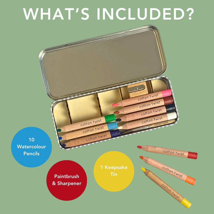 Bright Mix Watercolour Pencils Set  | Little Whispers