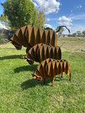 BULL METAL SCULPTURE - SMALL