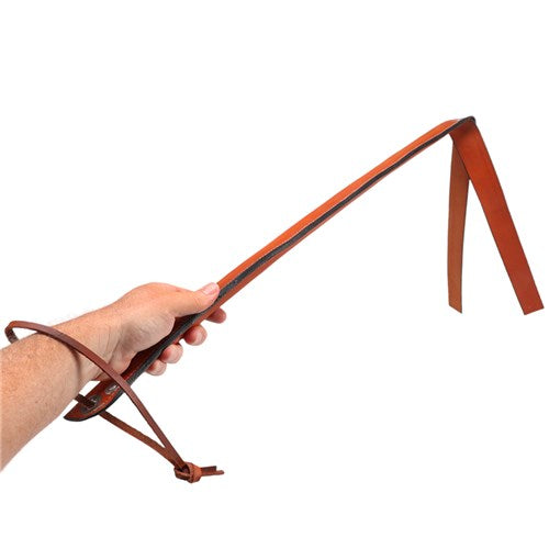 CATTLE CANE COVERED WITH FULL LEATHER 42"