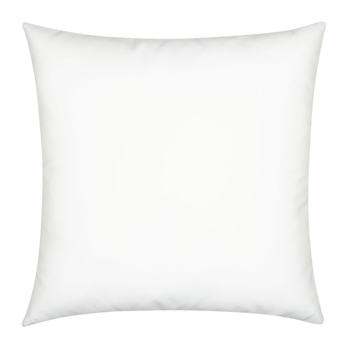 Back image of Blue and white radial stripe outdoor pillow, square size for coastal-inspired decor