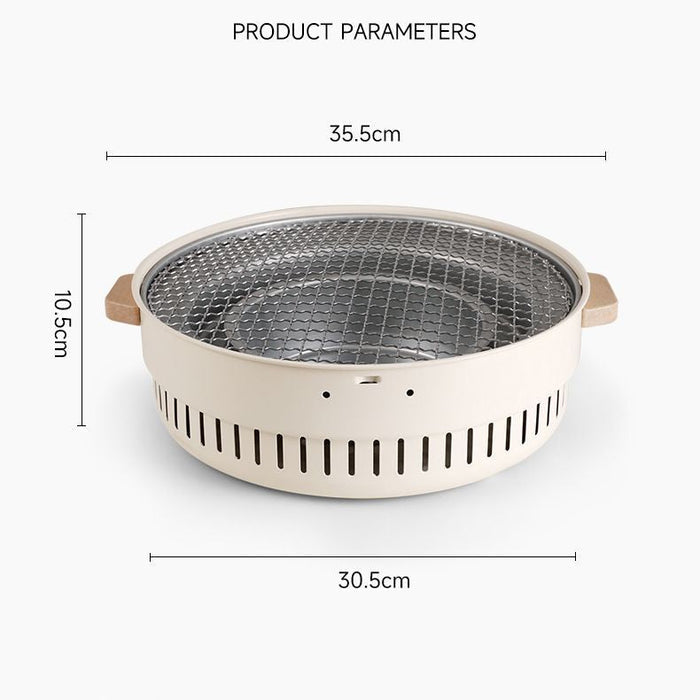 Portable charcoal BBQ grill stove from dealonline.co.nz, ideal for outdoor home parties and outdoor cooking.