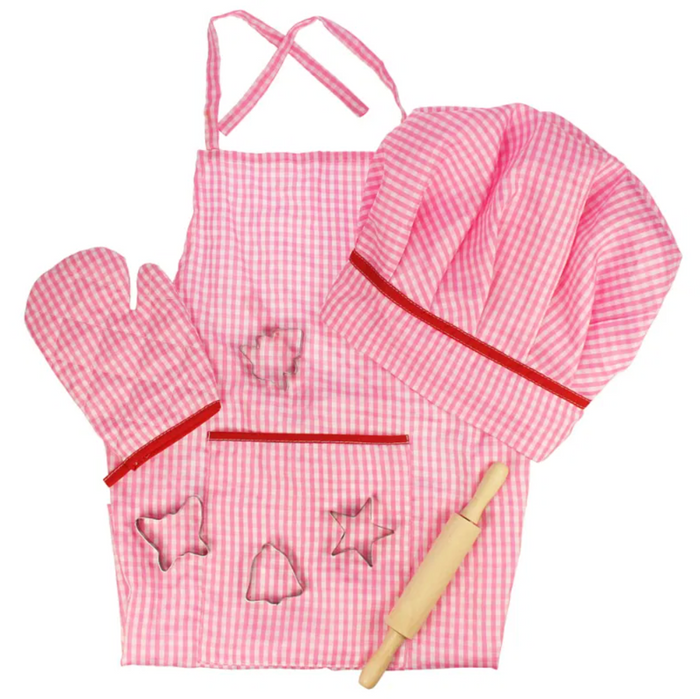 Chef's Dress Up Costume Pink