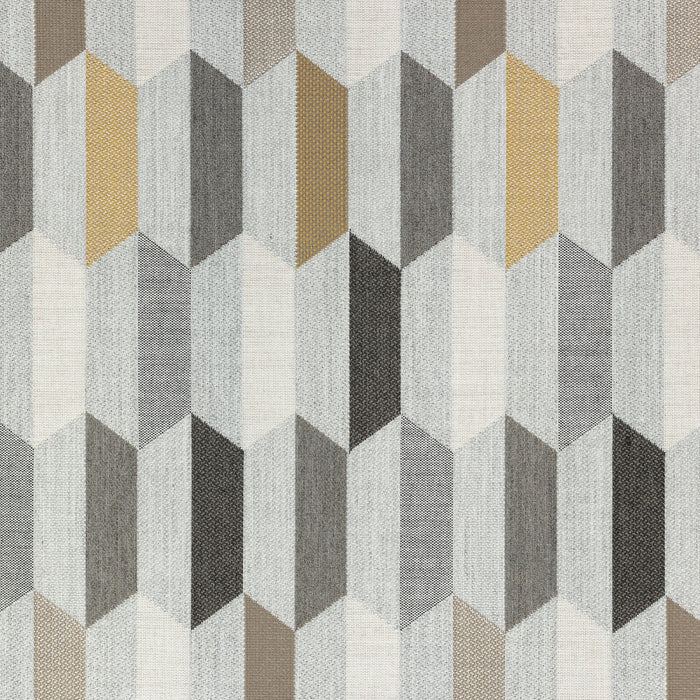 Detail image of Chiseled Camel – outdoor-safe woven fabric by Elaine Smith, ideal for high-end commercial and residential applications.