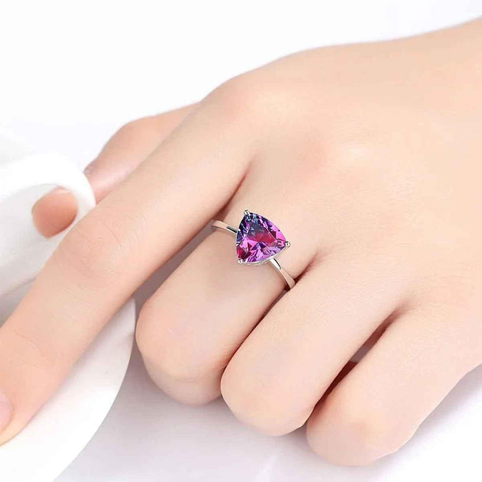 Colorful gemstone fashion ring from Stylish 3Sixty5, featuring vibrant stones and a sleek band design for stylish wear.