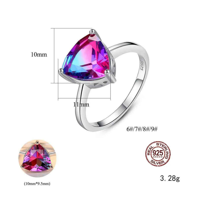 Colorful gemstone fashion ring by Stylish 3Sixty5 featuring vibrant stones set in a stylish ring design.