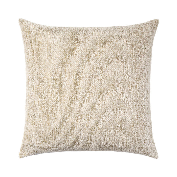 Round gray outdoor pillow with textured finish for stylish patio accents