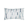 Light blue outdoor pillow with vertical stripe pattern, square size for airy outdoor design