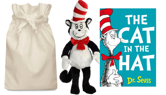 Dr Seuss The Cat in the Hat Story Sack with Paperback Book