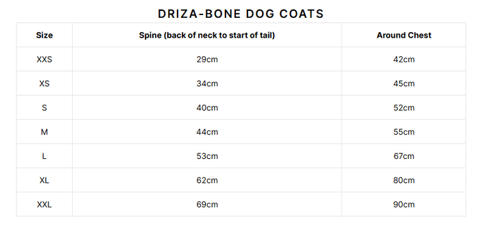 DRIZA-BONE ASHFIELD SHEPA DOG COAT