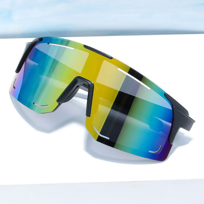 ECOTREK fashion cycling sunglasses with windproof outdoor design for men and women, featuring sleek sporty style.