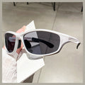 ECOTREK Sports polarized sunglasses in silver, lightweight outdoor shades for running, cycling, and driving.