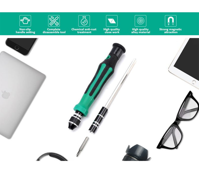 Elecall Mini Precision Screwdriver Set with 45 bits, compact tool for electronics and detailed repair work, by dealonline.co.nz