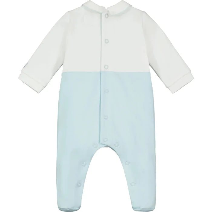Emile et Rose Boys Sleepsuit Fergus with Rocking Horse Detail - Little Whispers