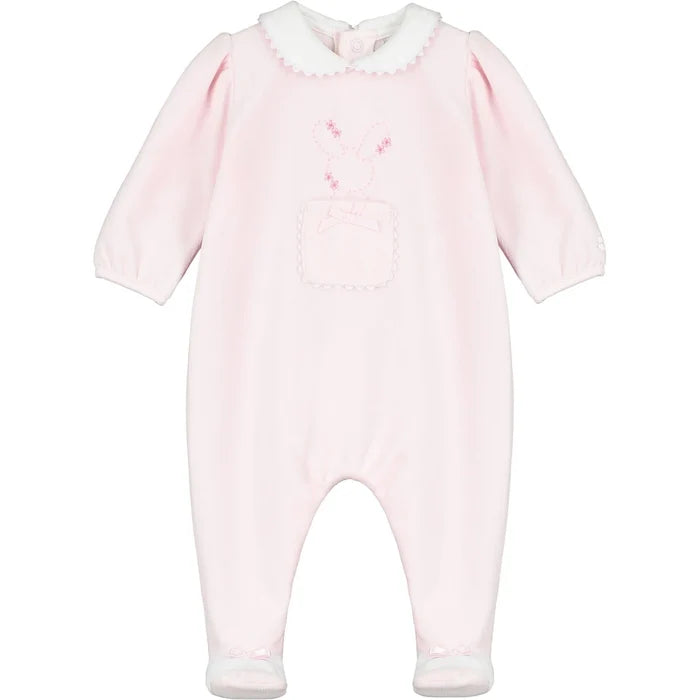 Emile Rose Girls Pink Babygrow 2516pp - Little Whispers