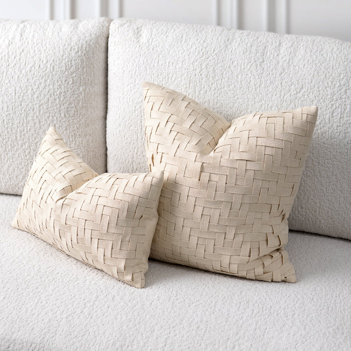 Entwine Crema | 20"x20"