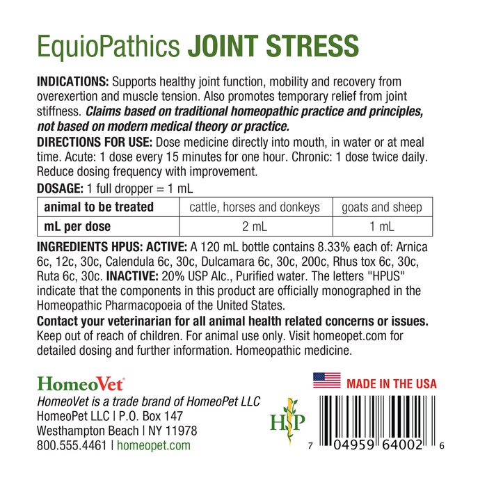 EquioPathics JOINT STRESS