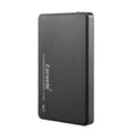 Black Mead's Supply & Equipment Outfitters external portable hard drive with USB 3.0, available in 500GB, 1TB, and 2TB storage options.