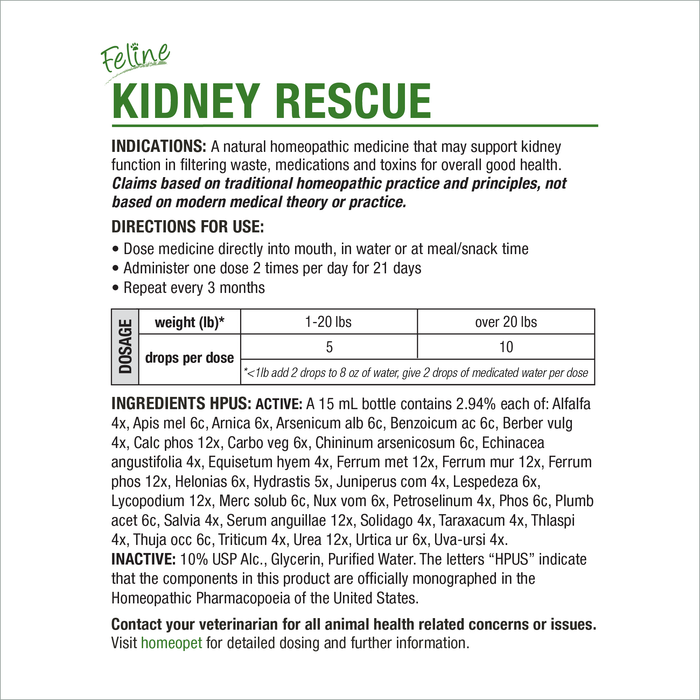 FELINE KIDNEY RESCUE
