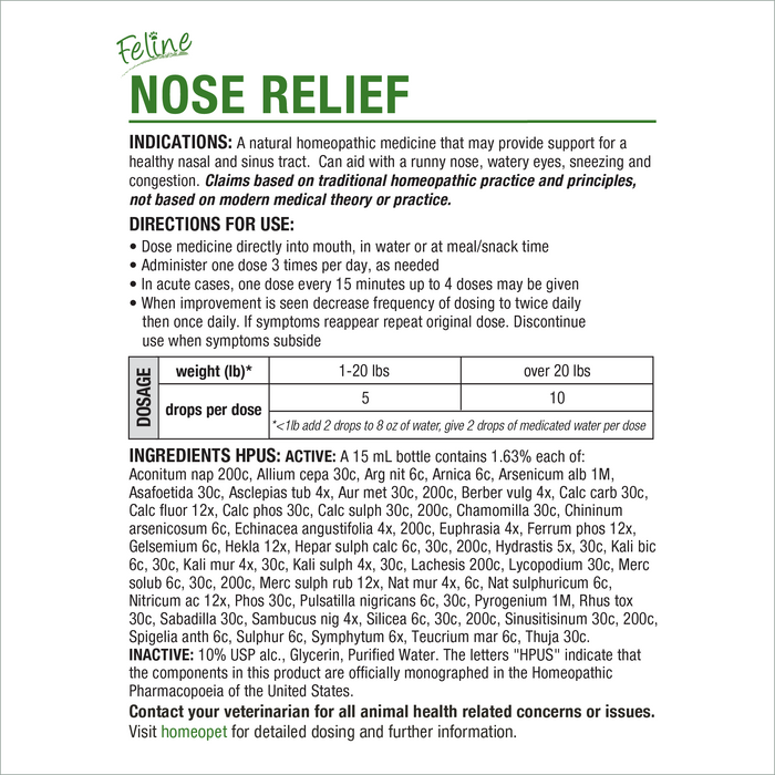 FELINE NOSE RELIEF