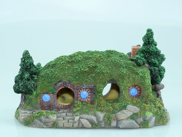 Small dealonlinenz fish tank decoration shaped like a house, suitable for aquariums, by dealonline.co.nz.