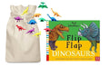 Flip Flap Dinosaur Story Sack - Little Whispers