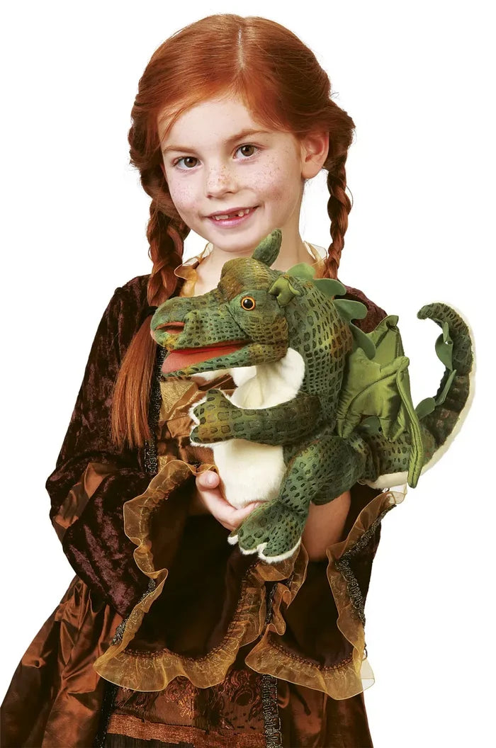 Folkmanis Baby Dragon Hand Puppet