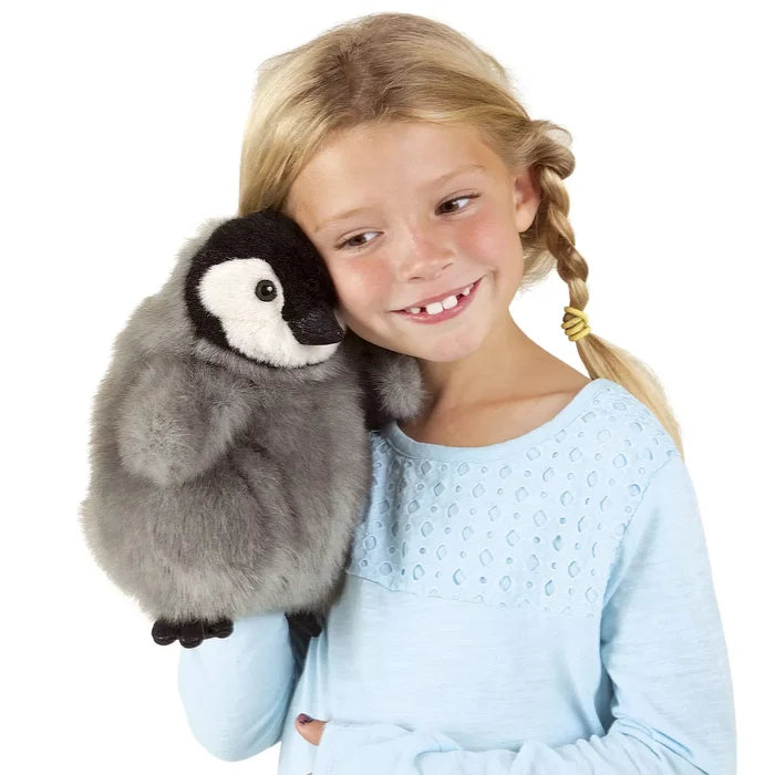 Folkmanis Baby Emperor Penguin Hand Puppet