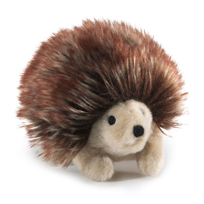 Folkmanis Mini Hedgehog Finger Puppet Front View